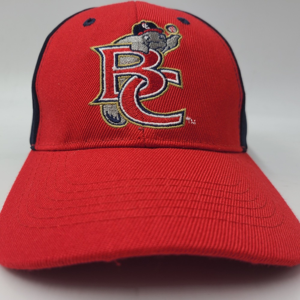 Brevard County Manatees Hat Adjustable Red Blue MiLB‎ Baseball Logo SGA Men - Picture 2 of 11
